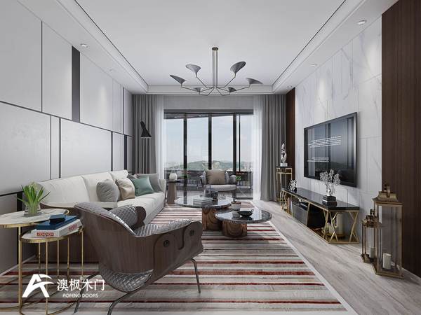 重庆澳枫木门：现代家居展示 一个精致的家
